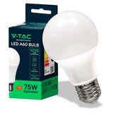 V-TAC Lampadina LED E27 10.5W 100LM/W A60 6500K