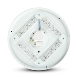V-TAC Plafoniera LED Rotonda 18W con Interruttore Cambia Colore 3 in 1 Satinata d: 300mm h: 45mm