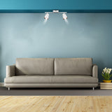 V-TAC Faretto LED da Muro Doppio 12W con Testa Orientabile Colore Bianco 4000K IP20