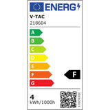 V-TAC Lampada LED da Tavolo Rotonda 4W Multifunzione 3 in 1 con Caricatore Wireless Colore Nero