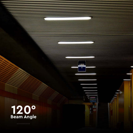 V-TAC Plafoniera LED Impermeabile 36W Collegabile L-Series 120cm 4000K IP65