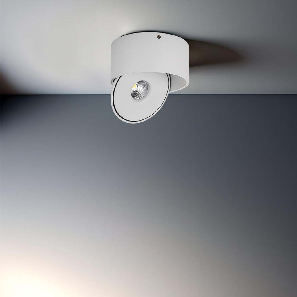 V-TAC Faretto LED COB da Incasso Rotondo 20W Inclinabile Colore Bianco 3in1