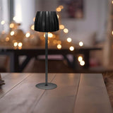 V-TAC Lampada LED da Tavolo 2.7W 105*340mm Colore Nero ricaricabile con USB C Touch Dimmerabile 3in1