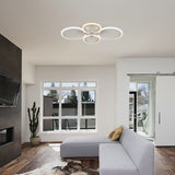 V-TAC Lampadario LED a Plafone con Telecomando 51W dal Design Moderno e Fascio Luminoso 360° Colore Bianco 600x400x100mm Dimmerabile CCT 3in1
