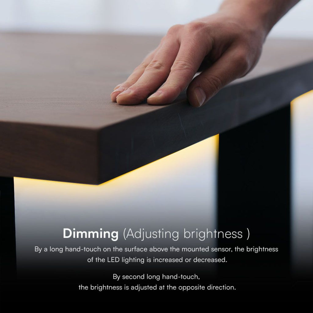 V-TAC Interruttore touch per Strip LED nascosto 12V/24V Colore Bianco