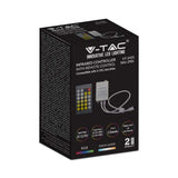V-TAC Controller per Strip LED 12V/24V 2 Canali con Telecomando 24 Tasti a Infrarossi
