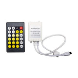 V-TAC Controller per Strip LED 12V/24V 2 Canali con Telecomando 24 Tasti a Infrarossi