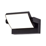 V-TAC Lampada LED da Muro Rettangolare 17W 120LM/W Colore Nero Ruotabile 3000K IP65
