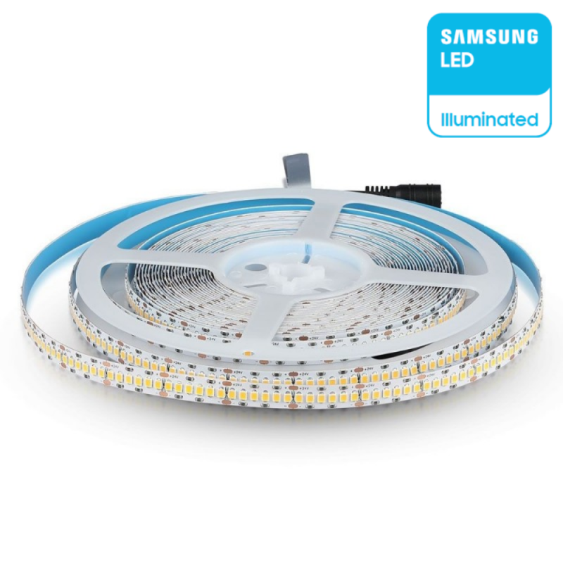 V-TAC PRO Strip LED Samsung SMD2835 15W/m 10m 240 LED/m 24V 4000K IP20 10mm