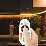 V-TAC Controller per Strip LED RGB 12-24V (72-144W) con Telecomando 24 Tasti a Infrarossi