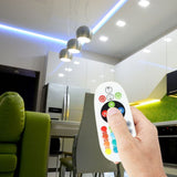 V-TAC Controller per Strip LED RGB 12-24V (72-144W) con Telecomando 24 Tasti a Infrarossi