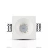 V-TAC Portafaretto LED da Incasso Quadrato GU10 e GU5.3 (MR16) Corpo in Gesso Bianco