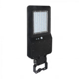 V-TAC Armatura Stradale LED SMD 40W 120LM/W con Pannello Solare, Sensore PIR e Telecomando, Colore Nero 6000K IP65