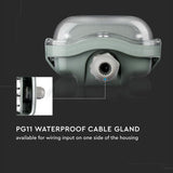 V-TAC Plafoniera LED Doppia Impermeabile 36W 120cm 4000K IP65