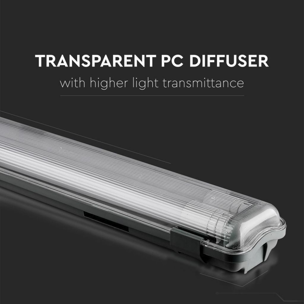V-TAC Plafoniera LED Doppia Impermeabile 36W 120cm 4000K IP65