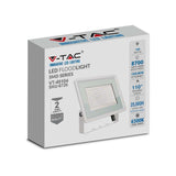 V-TAC Faro LED SMD 100W F-Series con Driver IC Integrato Colore Bianco 6400K IP65