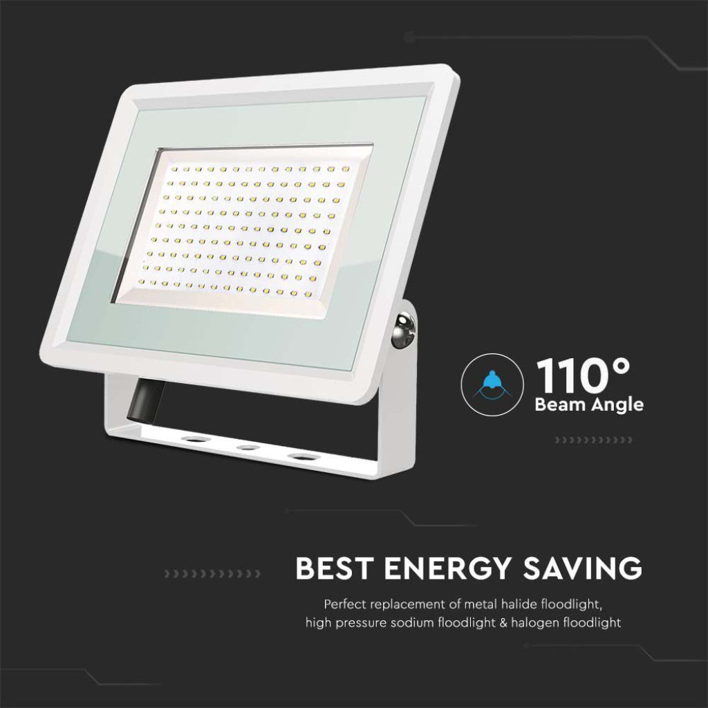 V-TAC Faro LED SMD 200W F-Series con Driver IC Integrato Colore Bianco 4000K IP65