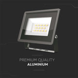 V-TAC Faro LED SMD 20W F-Series con Driver IC Integrato Colore Nero 4000K IP65
