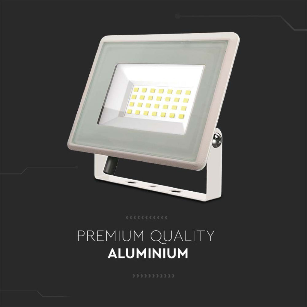 V-TAC Faro LED SMD 20W F-Series con Driver IC Integrato Colore Bianco 4000K IP65
