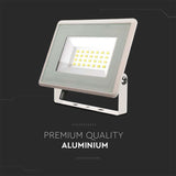 V-TAC Faro LED SMD 20W F-Series con Driver IC Integrato Colore Bianco 4000K IP65