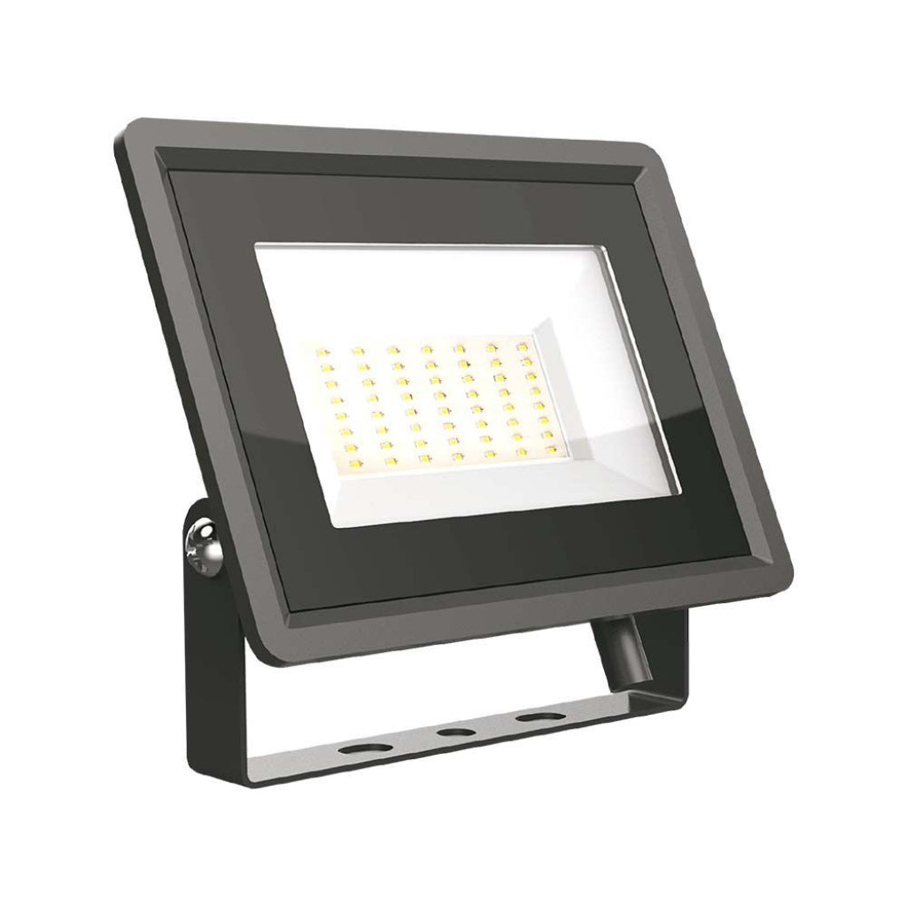 V-TAC Faro LED SMD 50W F-Series con Driver IC Integrato Colore Nero 6500K IP65