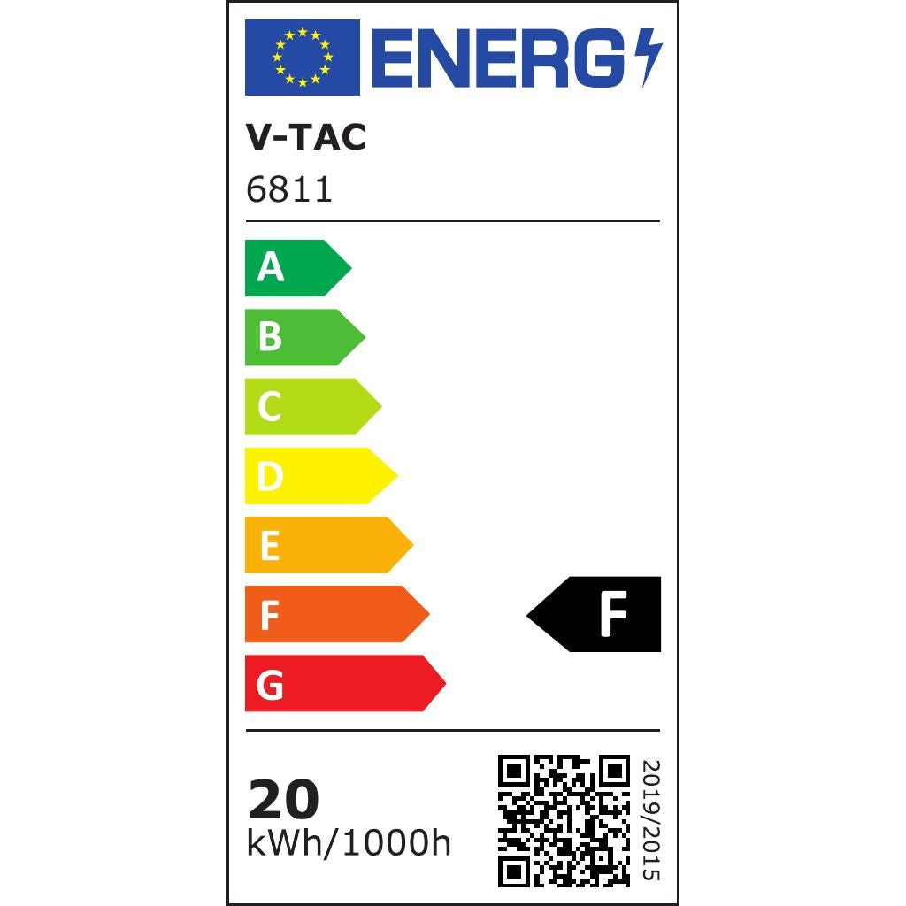 V-TAC Lampada LED da Muro Angolare 20W Colore Nero 4200K IP65