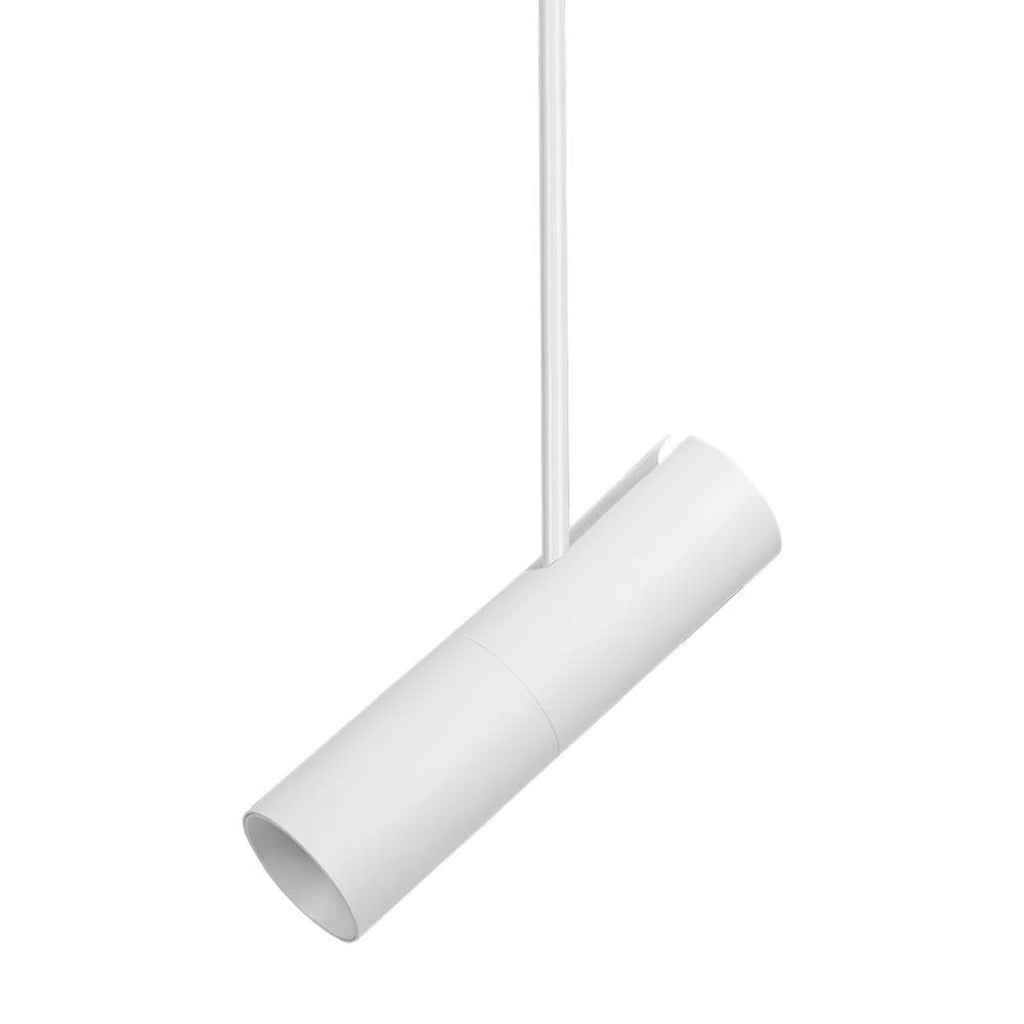 V-TAC Portafaretto LED a Sospensione GU10 Corpo in Alluminio Bianco D:60*220MM