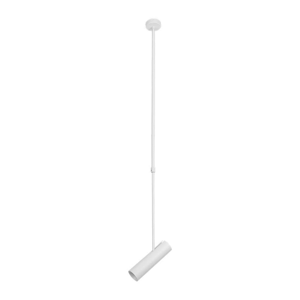 V-TAC Portafaretto LED a Sospensione GU10 Corpo in Alluminio Bianco D:60*220MM