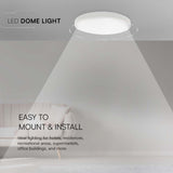 V-TAC Plafoniera LED Rotonda 24W Cornice Bianca 4000K IP44