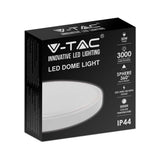 V-TAC Plafoniera LED Rotonda 30W Colore Bianco d: 420mm h: 55mm 6500K IP44