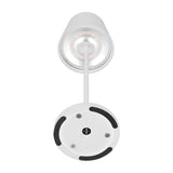 V-TAC Lampada LED da Tavolo 2W Colore Bianco in Alluminio con caricatore Wireless e Touch Dimmerabile 3000K IP54