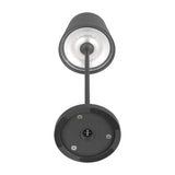 V-TAC Lampada LED da Tavolo 2W Colore Grigio in Alluminio con caricatore Wireless e Touch Dimmerabile 3000K IP54