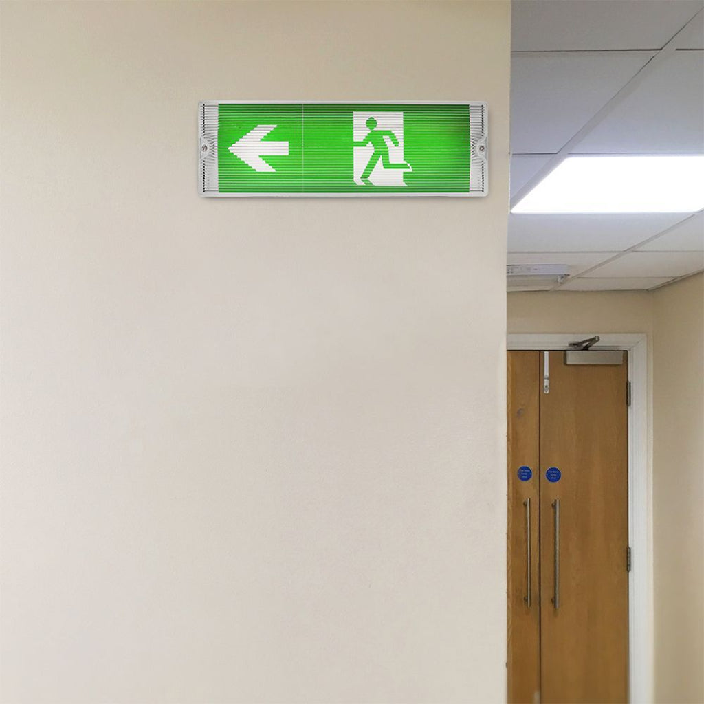 V-TAC Lampada LED di emergenza con Installazione a Parete e Pulsante di Autotest, Autonomia 3h, Compatibile con Telecomando RF 6000K IP65