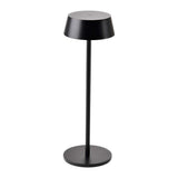 V-TAC Lampada LED da Tavolo 2W Colore Nero in Alluminio ricaricabile con USB C Touch Dimmerabile 3000K