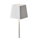 V-TAC Lampada LED da Tavolo 2W Colore Bianco in Alluminio ricaricabile con USB C Touch Dimmerabile 3000K IP54