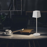 V-TAC Lampada LED da Tavolo 2W Colore Bianco in Alluminio ricaricabile con USB C Touch Dimmerabile 3000K IP54