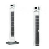 V-TAC Ventilatore a Torre 55W con Display LED con Indicatore di Temperatura e Telecomando Colore Bianco 92cm