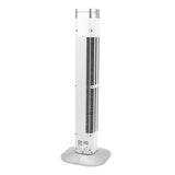 V-TAC Ventilatore a Torre 55W con Display LED con Indicatore di Temperatura e Telecomando Colore Bianco 92cm