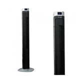 V-TAC Ventilatore a Torre 55W con Display LED con Indicatore di Temperatura e Telecomando Colore Nero 120cm