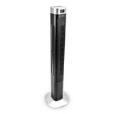 V-TAC Ventilatore a Torre 55W con Display LED con Indicatore di Temperatura e Telecomando Colore Nero 120cm