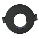 V-TAC Portafaretto LED da Incasso GU10 Rotondo Colore Nero con Interno Nero