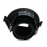 V-TAC Portafaretto LED da Incasso GU10 con Sezione Quadrata Colore Nero con Interno Nero