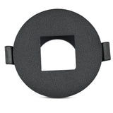 V-TAC Portafaretto LED da Incasso GU10 con Sezione Quadrata Colore Nero con Interno Nero