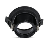 V-TAC Portafaretto LED da Incasso GU10 con Sezione a Mezza Luna Colore Nero con Interno Nero